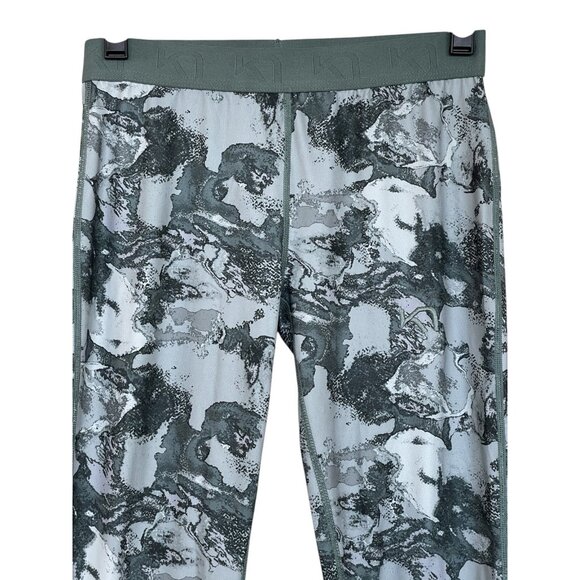 Kari Traa Leggings Pants Base Layer Size Small Green Stretch Skiing Ladies - Picture 2 of 9